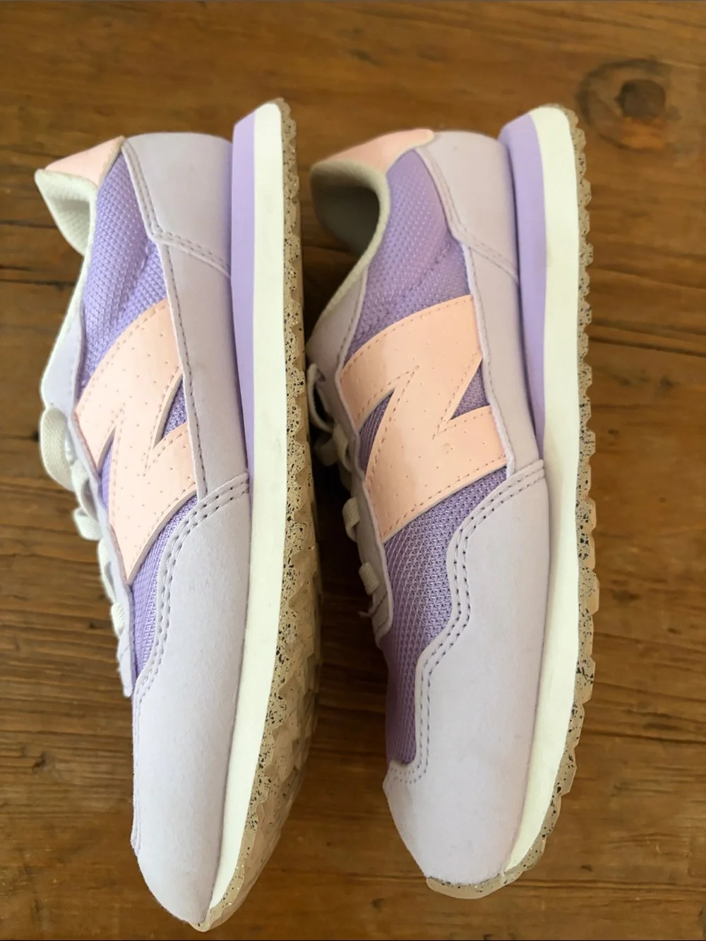 New Balance Kids Lavender & Pink Sneakers